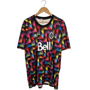 Adidas Vancouver Whitecaps FC 2021-22 Pride Pre-Match Jersey Size XXL